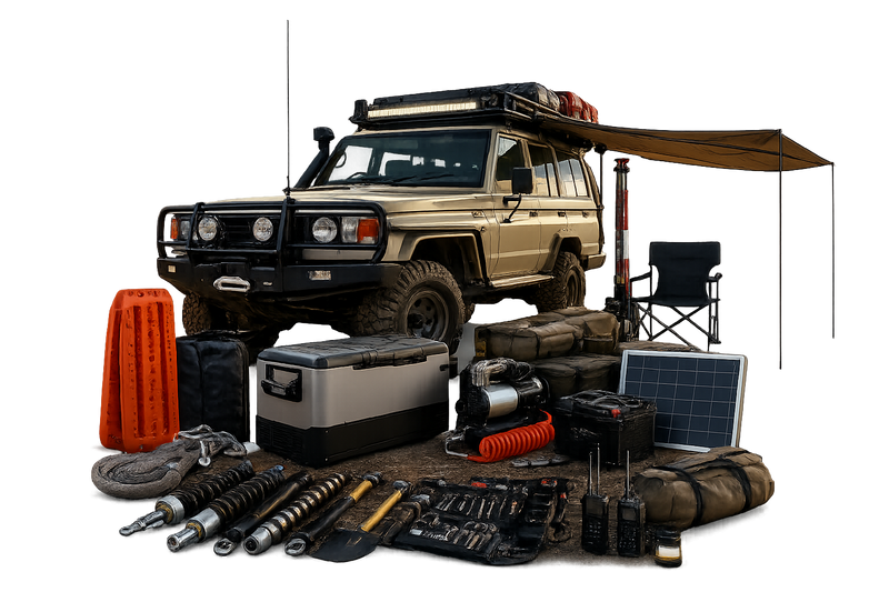 Aftermarket Speaker Pods for Toyota Landcruiser 70 Series