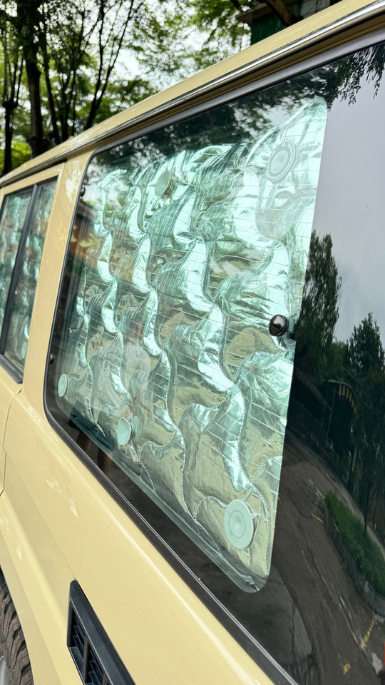 Aftermarket Solar Shade Screen Set Suitable for Toyota Landcruiser 76 Series