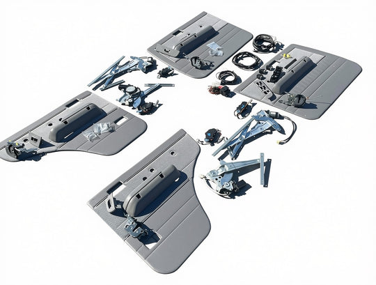 79 Series Dual Cab Landcruiser Complete Electric Power Window Kit with Full Glass Window