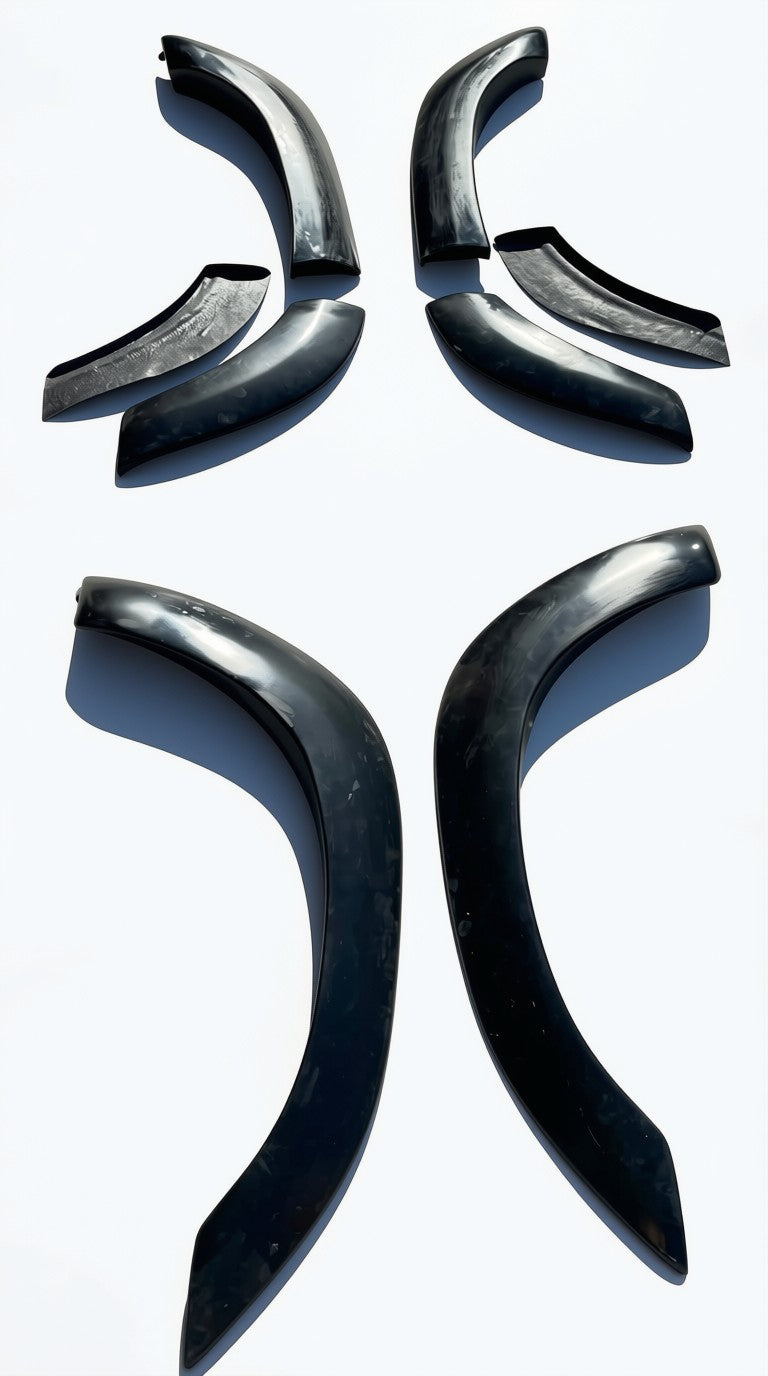 Aftermarket 80 Series Landcruiser Fibreglass Flare Kit Complete..