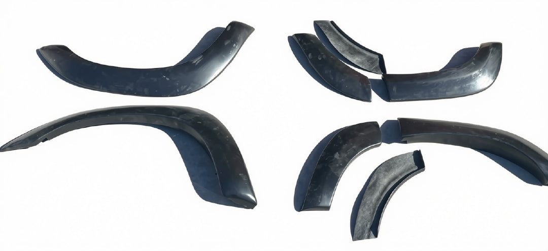 Aftermarket 80 Series Landcruiser Fibreglass Flare Kit Complete.