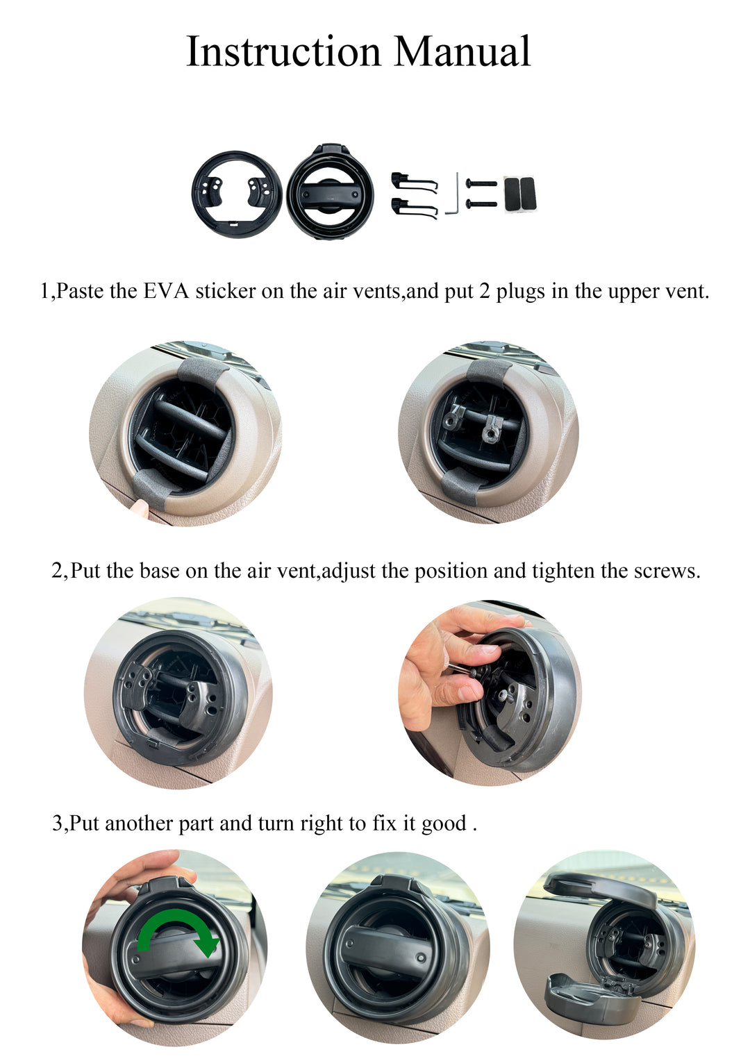Air Vent Cup Holders Suitable for Toyota Landcruiser 79 Series.....