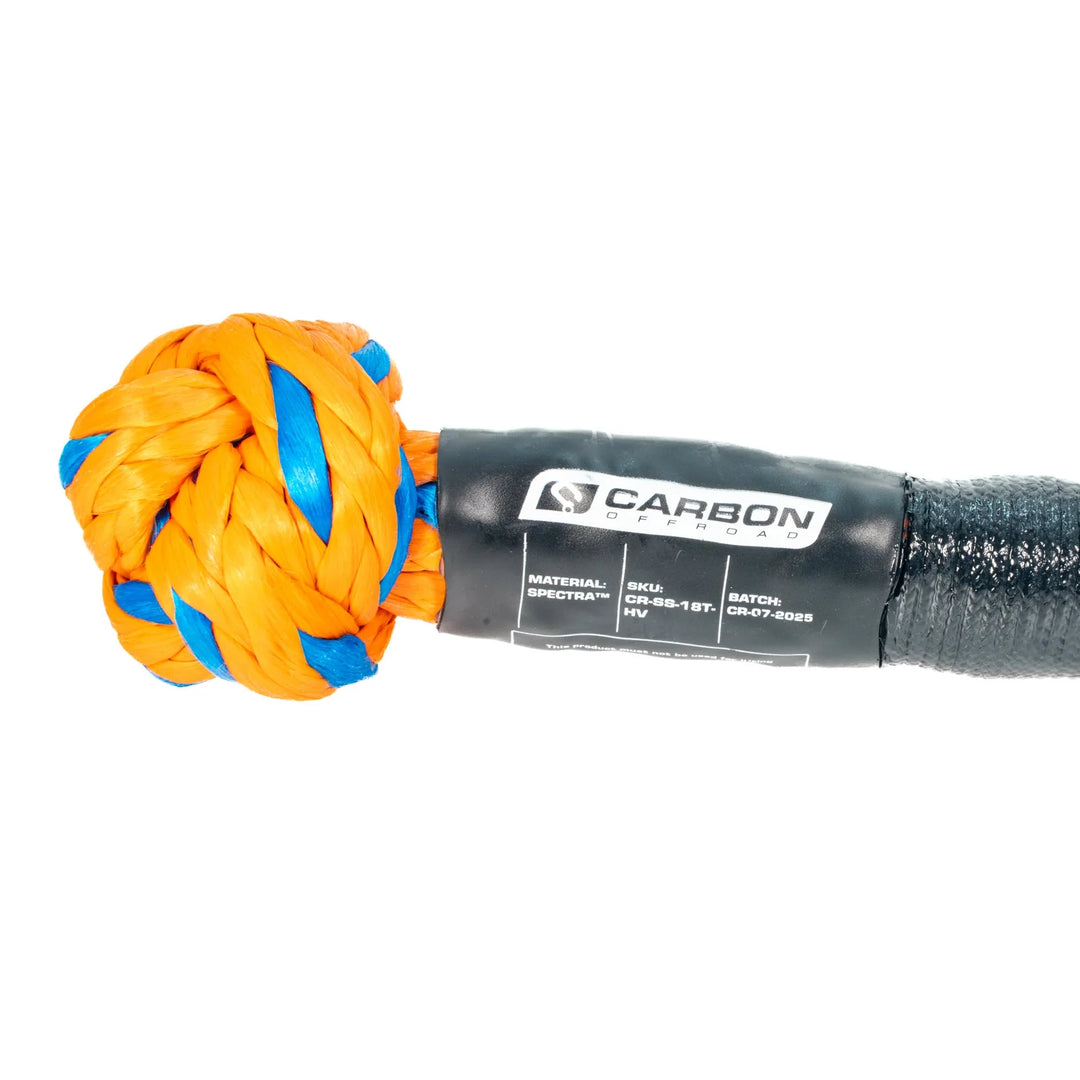 Carbon Offroad High-Vis 4x4 Soft Shackle CR-SS-18T-HV 2