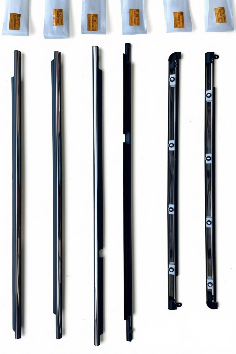 Chrome Window Seal Belt Weatherstrip Kit for Toyota Land Cruiser 100 Series....