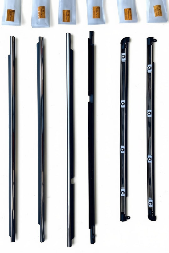 Chrome Window Seal Belt Weatherstrip Kit for Toyota Land Cruiser 100 Series....