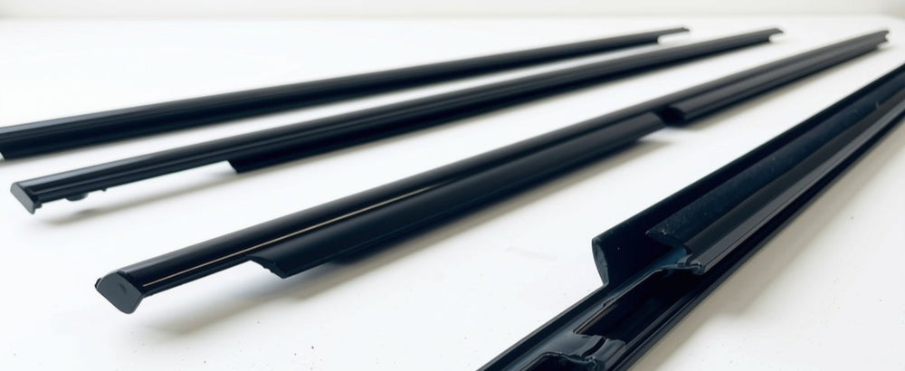 Chrome Window Seal Belt Weatherstrip Kit for Toyota Land Cruiser 100 Series.