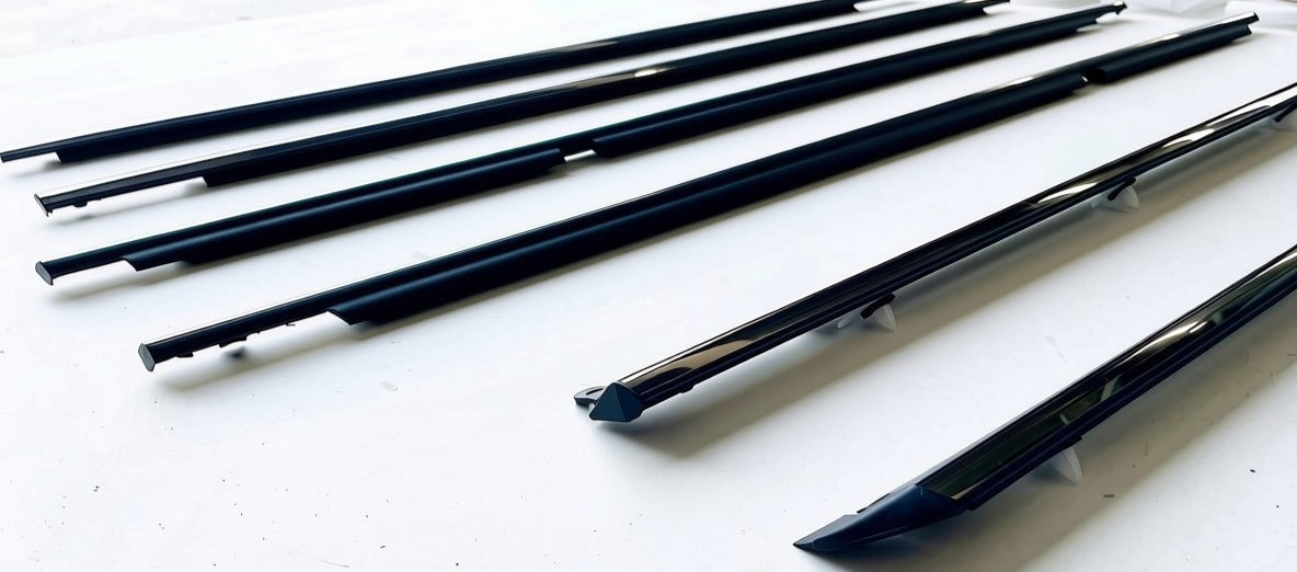 Chrome Window Seal Belt Weatherstrip Kit for Toyota Land Cruiser 100 Series