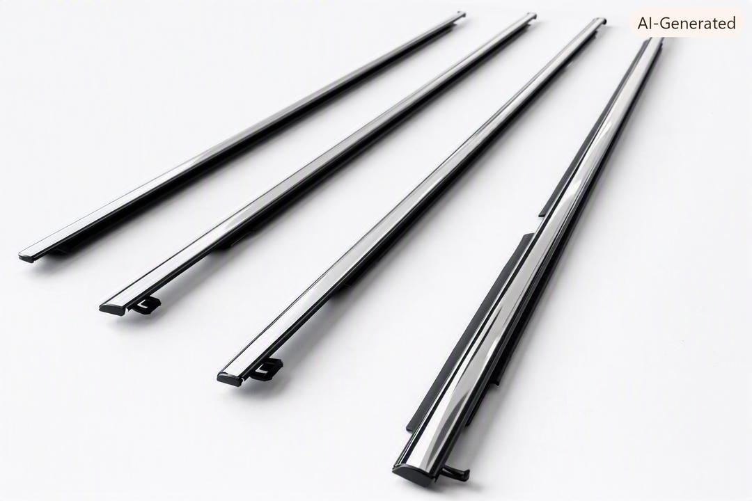 Chrome Window Seal Belt Weatherstrip Kit for Toyota Land Cruiser 200 Series