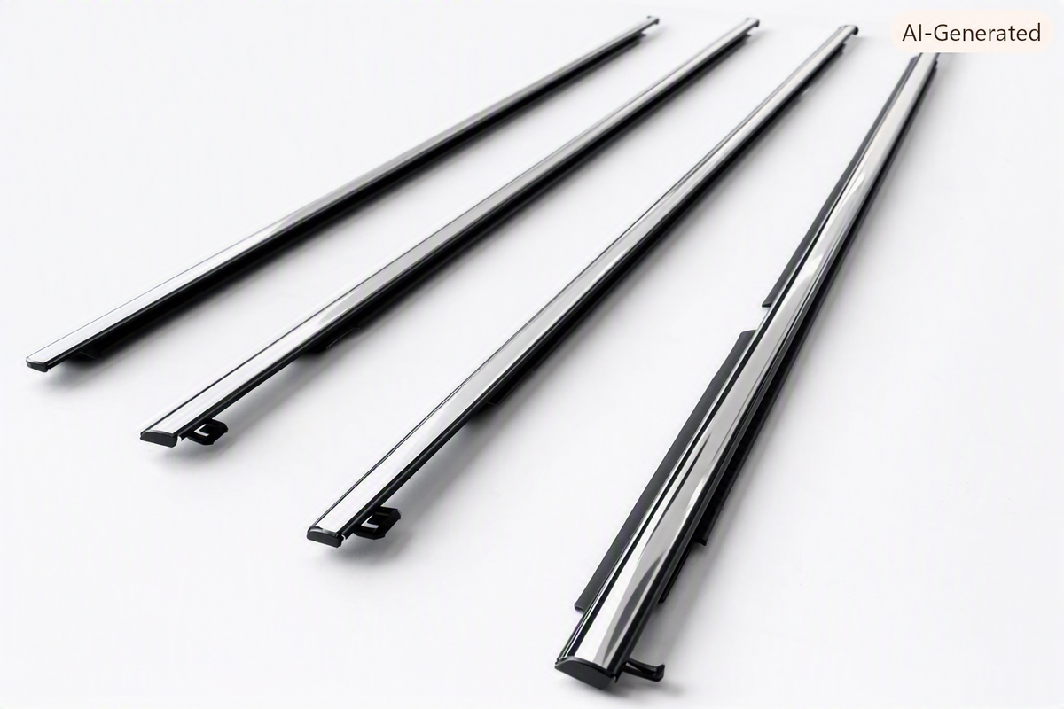 Chrome Window Seal Belt Weatherstrip Kit for Toyota Land Cruiser 200 Series