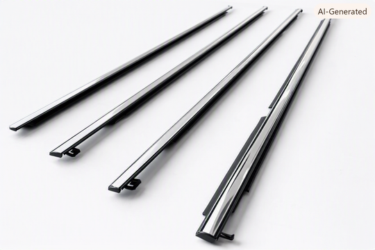 Chrome Window Seal Belt Weatherstrip Kit for Toyota Land Cruiser 200 Series