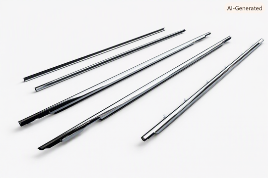 Chrome Window Seal Belt Weatherstrip Kit for Toyota Land Cruiser 80 Series