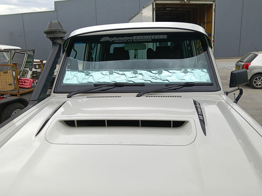 Landcruiser 75 79 series dash solar screen