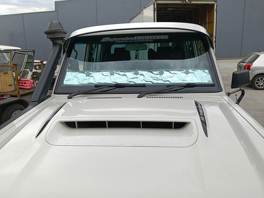 Landcruiser 75 79 series dash solar screen