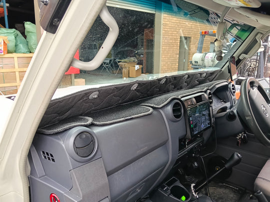 Landcruiser 75 79 series dash solar screen