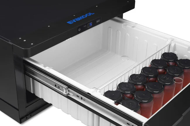 EvaKool 40L Platinum Drawer Fridge Freezer2