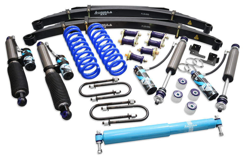 Fulcrum 2 Inch 50mm Adjustable F4R Formula 4x4 Adjustable Lift Kit to suit Toyota LandCruiser 78 & 79 Series 2007-on 3