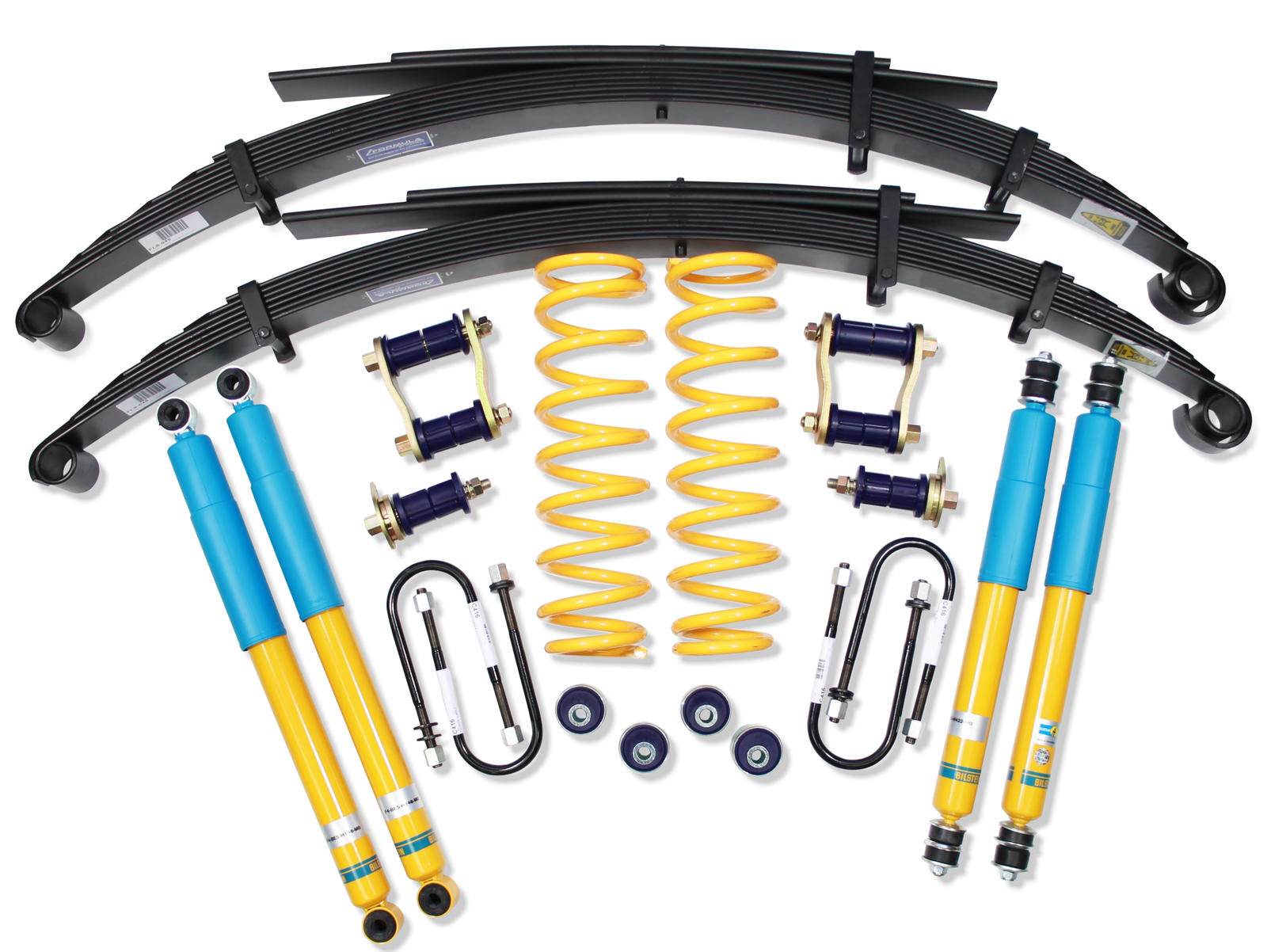 Fulcrum 2 Inch 50mm Bilstein 4x4 Lift Kit to suit Toyota Landcruiser 79 Series 1990-2006