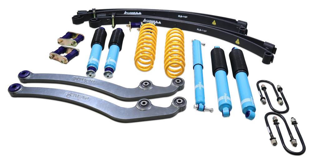 Fulcrum 2 Inch 50mm Formula 4x4 Premium Big Bore Lift Kit to suit Toyota LandCruiser 78 & 79 Series from 2007 to 07/2016 (only suits models with straight Radius Arms) 1