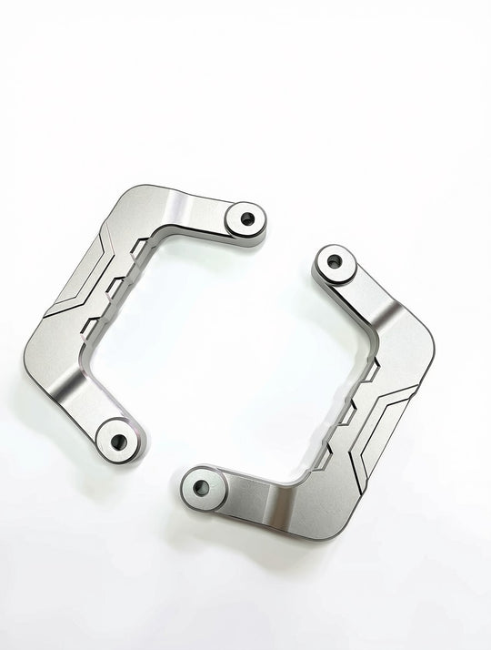 Silver Aluminium Grab Handle for 70 Series Landcruiser.