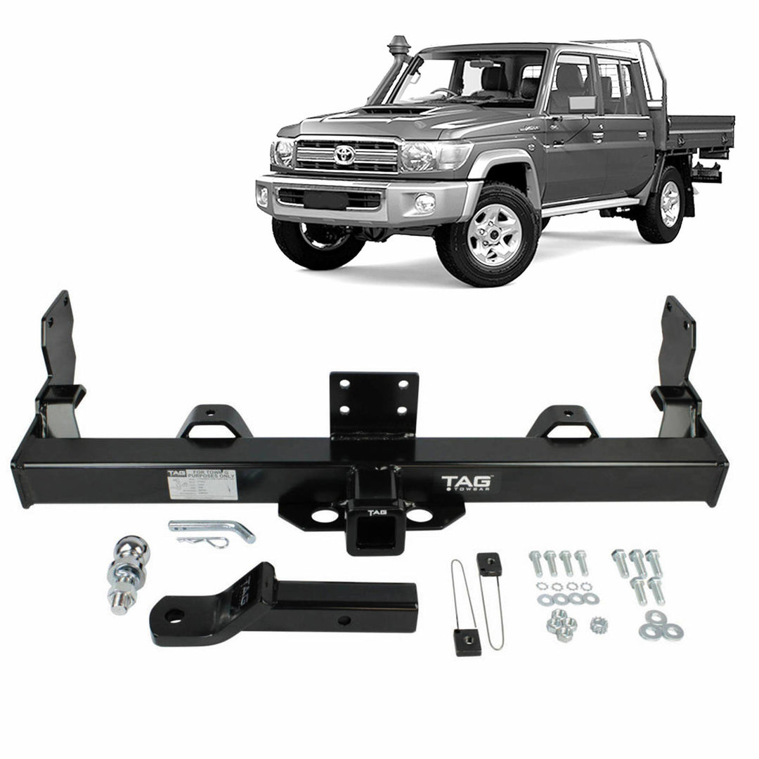 TAG+ Heavy Duty Towbar EFS -TOYOTA LANDCRUISER UTE 75Series / 79 Series. Single Cab models only 1985-07/2012.