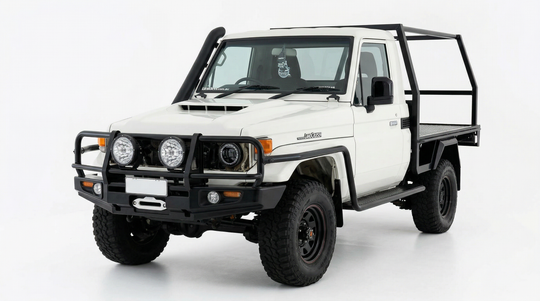 Upgrade Black Side Mirrors for Toyota Landcruiser 70 76 Series and 60 Series Power Mirror/Fold/Indicators 4