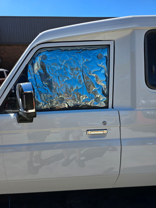 Aftermarket Solar Shade Screen Set Suitable for Toyota Landcruiser 78 Series Troop Carrier Troopy