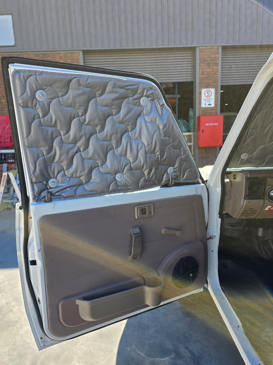 Aftermarket Solar Shade Screen Set Suitable for Toyota Landcruiser 76 Series