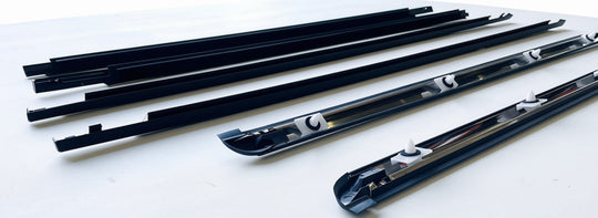 Window Seal Belt Weatherstrip Kit for Toyota Land Cruiser 100 Series Black..