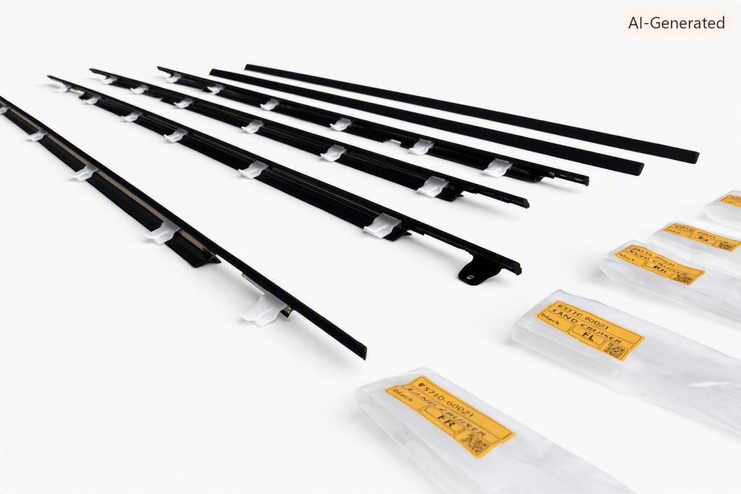 Window Seal Belt Weatherstrip Kit for Toyota Land Cruiser 80 Series.
