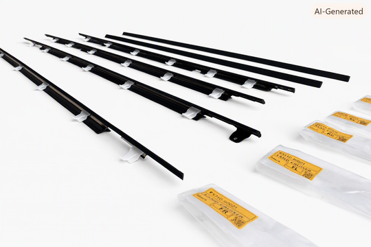 Window Seal Belt Weatherstrip Kit for Toyota Land Cruiser 80 Series.