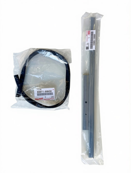 Genuine Toyota 69901-90K01 Front Right Hand Door Glass Channel Rail Landcruiser 70 Series